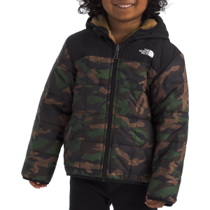 The North Face Toddler Boys' Reversible Shasta Hooded Full-Zip Jacket, Size 4, Tnf Black Tnf Camo Print