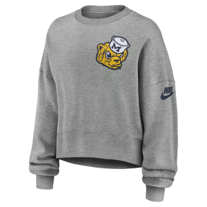 Jordan Nike Women's Michigan Wolverines Phoenix Crewneck Sweatshirt, Small, Gray - $95.00 at DICK'S Sporting Goods