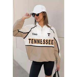 Gameday Couture Gameday Couture Women's Tennessee Volunteers Colorblock Windbreaker, Small, Tan - $79.99 at DICK'S Sporting Goods
