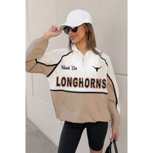 Gameday Couture Gameday Couture Women's Texas Longhorns Colorblock Windbreaker, Small, Tan - $79.99 at DICK'S Sporting Goods