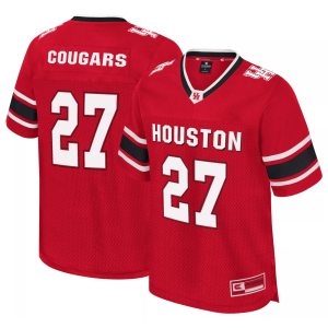 Colosseum Men's Houston Cougars Red All Day Jersey, Medium