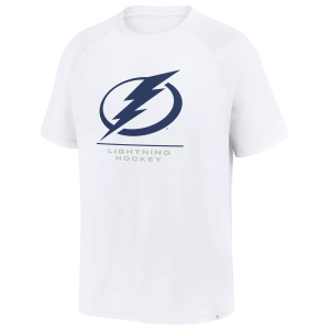 NHL Men's Tampa Bay Lightning White Clutch T-Shirt, XXL