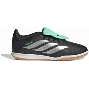 adidas Predator Club Sala Kids' FT Indoor Soccer Shoes, Size 11, Black/Silver