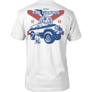 FloGrown Men's Classic Truck Tee, Small, White