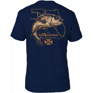 FloGrown Men's Big Tuna Tee, XXL, Navy