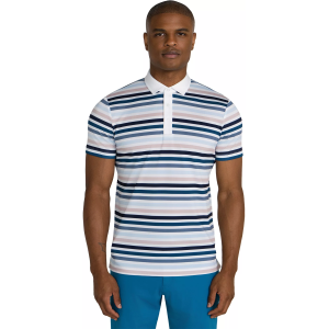 Redvanly REDVANLY Men's Beaufort Pique Golf Polo, Large, Bright White - $110.00 at DICK'S Sporting Goods