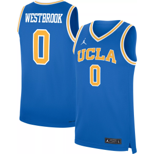 Jordan Men's UCLA Bruins Russell Westbrook #0 Light Blue Basketball Jersey, Small