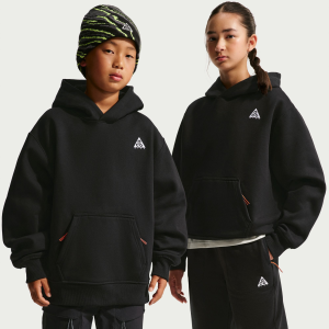Nike Boys' ACG Relaxed Fleece Hoodie, Small, Black