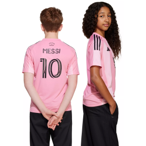adidas Youth Inter Miami CF Lionel Messi #10 2025 Primary Replica "Euforia" Jersey, Medium, Pink