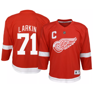 Outerstuff NHL Boys' Detroit Red Wings Dylan Larkin #71 Breakaway Red Home Replica Jersey, Size 5/6 - $70.00 at DICK'S Sporting Goods