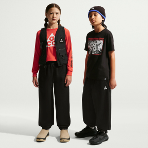 Nike Boys' ACG Relaxed Fleece Pants, Small, Black