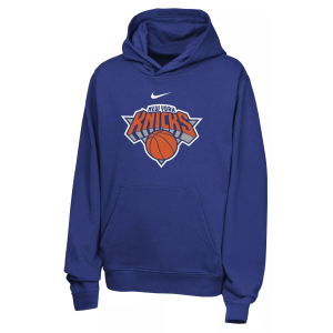 Nike Youth New York Knicks Club Hoodie, Small, Blue
