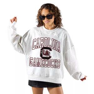 Gameday Couture Gameday Couture Women's South Carolina Gamecocks Embossed Stars Premium Crewneck Sweatshirt, Small, White - $62.00 at DICK'S Sporting Goods