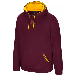 Colosseum Men's Colorado Mesa Mavericks Promo Hoodie, Small, Red