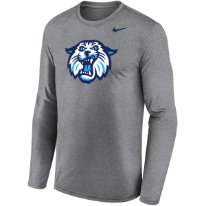 Nike Men's Villanova Wildcats Gray Legend Long Sleeve Shirt, Large