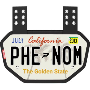 Phenom Elite Youth California Back Plate, Kids