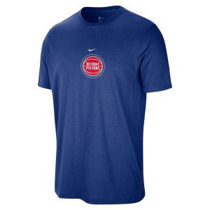 Nike Men's Detroit Pistons Blue T-Shirt, Small