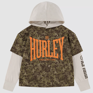 Hurley Hurley Boys' Mesh Twofer Graphic Top, Small, Real Palm Camo - $35.00 at DICK'S Sporting Goods