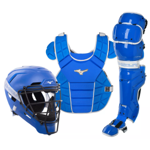 Mizuno Shogun Youth Catcher's Gear Set 14", Royal