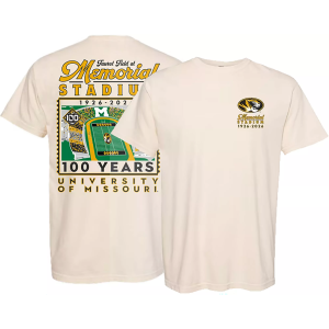 Something Inked New Era Adult Missouri Tigers 100 Years Memorial Stadium T-Shirt, Men's, Large, White - $37.99 at DICK'S Sporting Goods