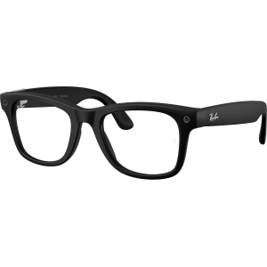 Ray-Ban Ray-Ban Wayfarer Meta (Gen 3) Sunglasses, Men's, Matte Black/Clear - $449.00 at DICK'S Sporting Goods