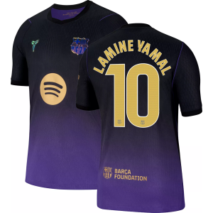 Nike Adult Barcelona Lamine Yamal 2026 Away Authentic Jersey, Men's, Medium, Purple
