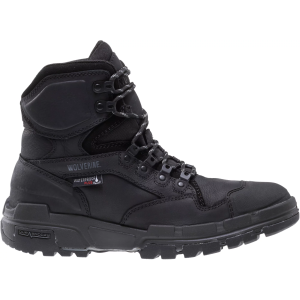 Wolverine Men's Legend 6'' DuraShocks Waterproof Composite Toe Work Boots, 9.5 W, Black