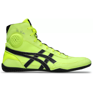 ASICS Dan Gable EVO 3 Wrestling Shoes, M11/W12.5, Yellow/Grey