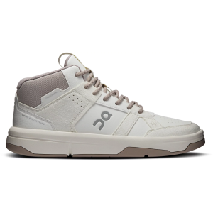 On On Women's THE ROGER Clubhouse Mid Tennis Shoes, Size 9, White/Fog - $130.47 at DICK'S Sporting Goods