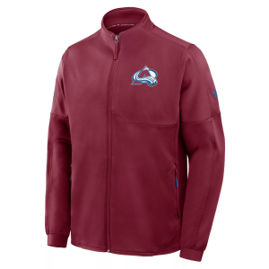 NHL Colorado Avalanche Authentic Pro Rink Poly Jacket, Men's, Small, Red