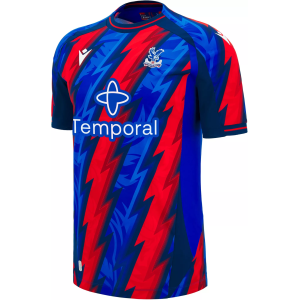 Macron Adult Crystal Palace 2026 Red Authentic Home Jersey, Men's, Small