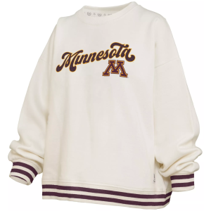 Pressbox Pressbox Women's Minnesota Golden Gophers White Chenille Crewneck Sweatshirt, Small - $89.99 at DICK'S Sporting Goods