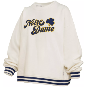 Pressbox Pressbox Women's Notre Dame Fighting Irish White Chenille Crewneck Sweatshirt, Small - $89.99 at DICK'S Sporting Goods