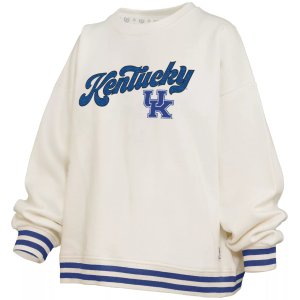 Pressbox Pressbox Women's Kentucky Wildcats White Chenille Crewneck Sweatshirt, Small - $89.99 at DICK'S Sporting Goods