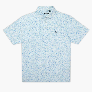 Breezy Golf Breezy Golf Men's Duh Nuh Nuh Golf Polo, Small, White - $89.00 at DICK'S Sporting Goods