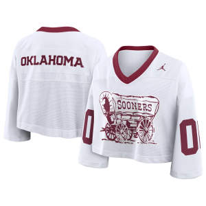 Jordan Nike Women's Oklahoma Sooners White Fashion Football Jersey, Small - $80.00 at DICK'S Sporting Goods