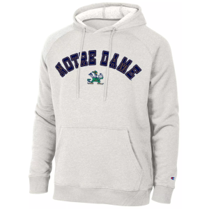 Champion Men's Notre Dame Fighting Irish Triumph Emblem Hoodie, Medium, Gray