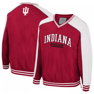 Colosseum Colosseum Men's Indiana Hoosiers Coach Jacket, Small, Red - $79.99 at DICK'S Sporting Goods