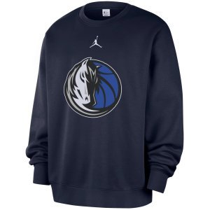 Jordan Jordan Men's Dallas Mavericks Navy Club Crewneck Sweatshirt, Small, Blue - $75.00 at DICK'S Sporting Goods