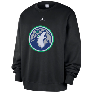 Jordan Jordan Men's Minnesota Timberwolves Black Club Crewneck Sweatshirt, Small - $75.00 at DICK'S Sporting Goods