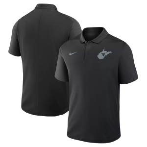 Nike Men's West Virginia Mountaineers Built on Bravery Polo, XXL, Black