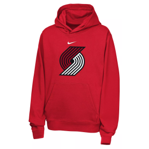Nike Youth Portland Trail Blazers Club Hoodie, Small, Red