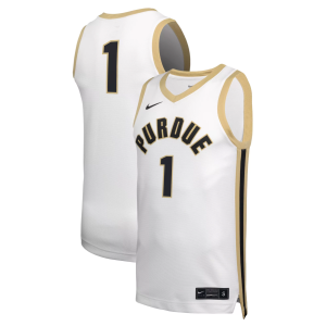 Nike Men's Purdue Boilermakers White Replica Basketball Jersey, Small