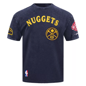 Pro Standard Men's Denver Nuggets Washed T-Shirt, XL, Blue