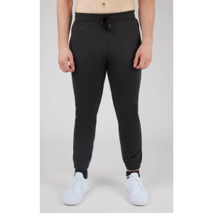 91 Degree by Reflex Men's Softlite Sunday Lounge Jogger, Medium, Heather Charcoal