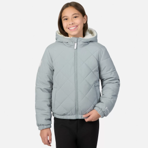 Free Country Girls' Cirrus Reversible Jacket, Medium, Lichen