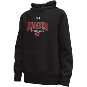 Under Armour Under Armour Youth Wisconsin Badgers Icon Hoodie, Medium, Black - $60.00 at DICK'S Sporting Goods