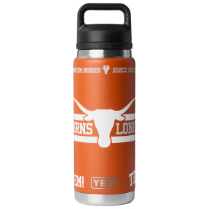 YETI Texas Longhorns Fandom 26 oz. Rambler Bottle with Chug Cap, Red