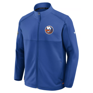 NHL Men's New York Islanders Blue Full-Zip Fleece Jacket, Medium