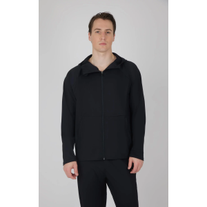 90 Degree by Reflex Men's Brushed Warp Zip Hoodie, Medium, Black